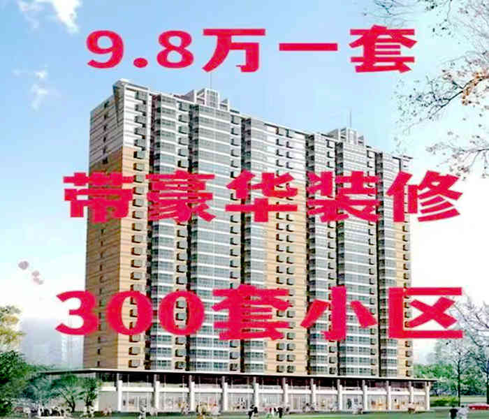 沙頭小產權網：東方公館3棟，9.8萬一套，帶豪華裝修